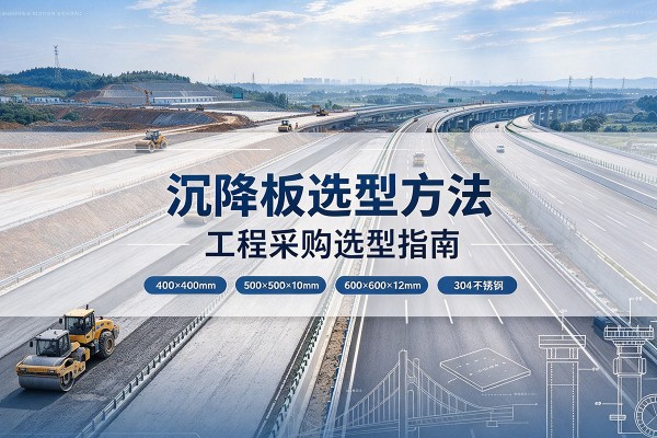 漳县沉降板选择方法