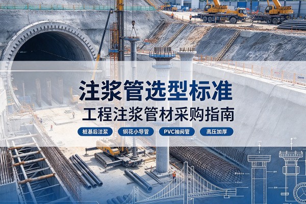 漳县注浆管选型标准