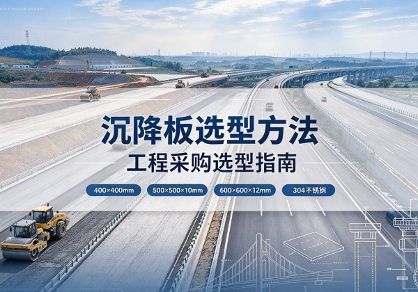 漳县沉降板选择方法